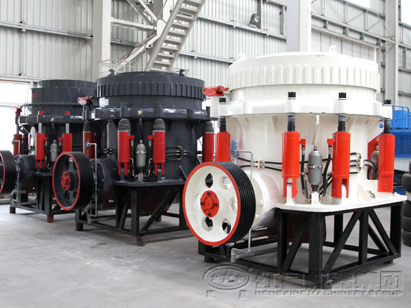 液壓圓錐式破碎機生產(chǎn)車間
