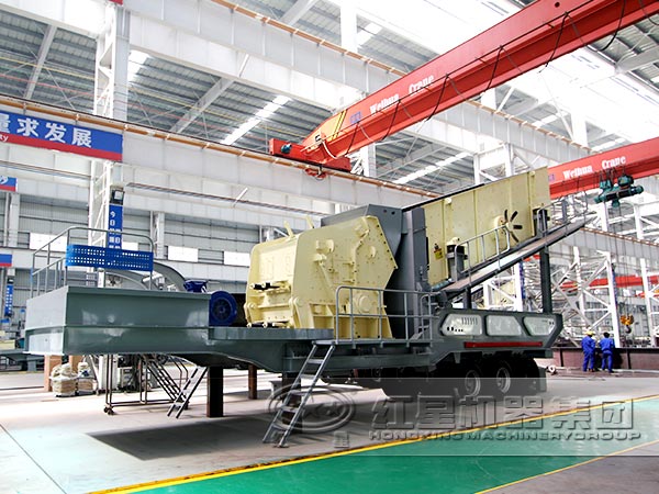 建筑垃圾移動(dòng)破碎站廠家