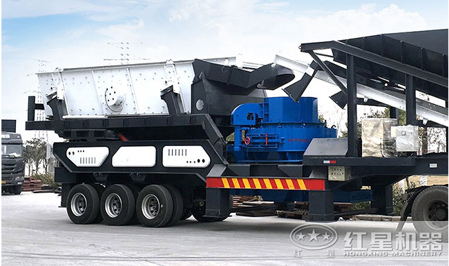 河南紅星移動(dòng)式制砂機(jī)配置先進(jìn)、機(jī)身靈活