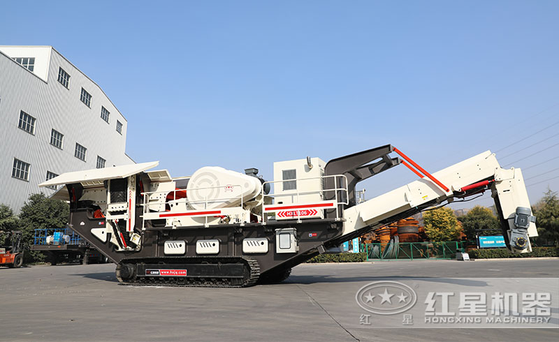 河南紅星履帶式移動(dòng)69鄂破機(jī)液壓驅(qū)動(dòng)，智能化程度高