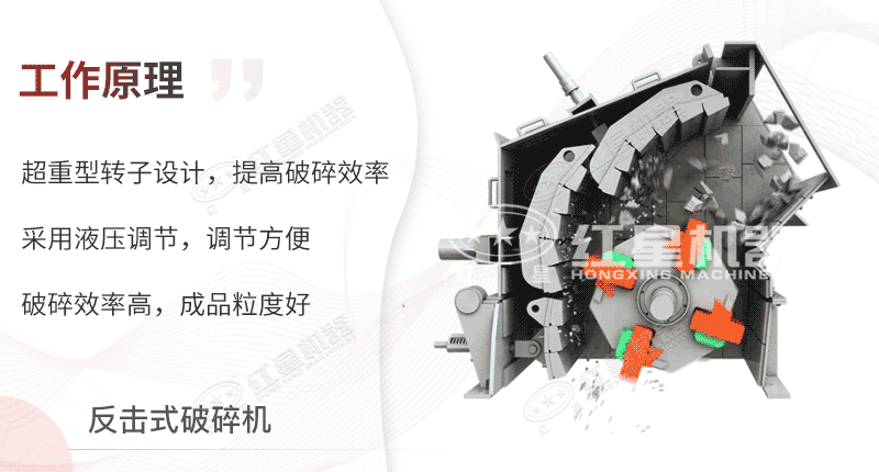 反擊式破碎機工作原理