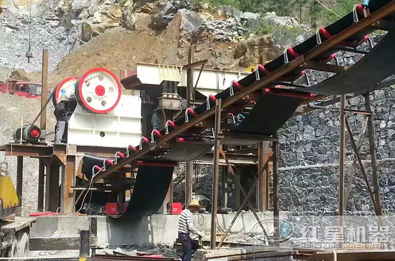 顎式破碎機(jī)破碎能力強(qiáng)，可破碎多種高硬度石料